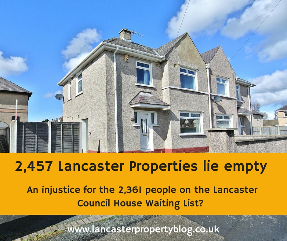 2,457 Lancaster Properties lie empty