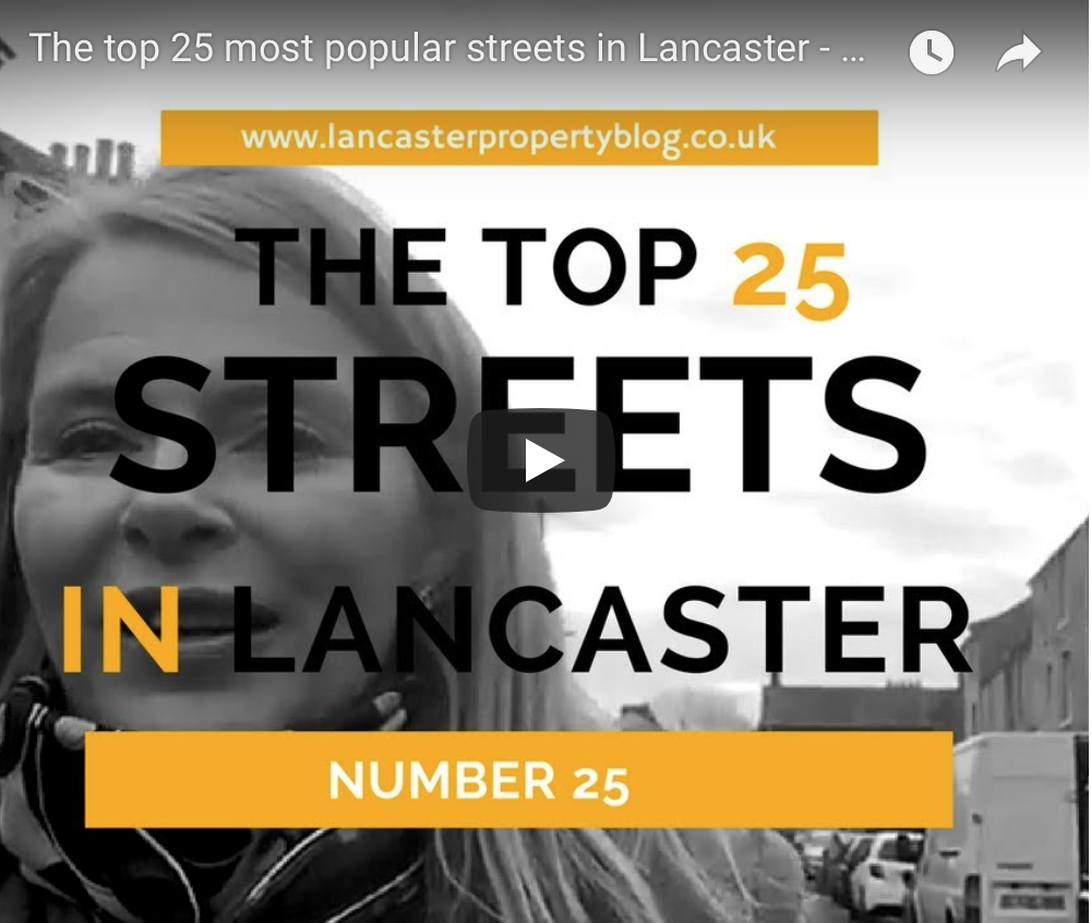 The top 25 streets in Lancaster