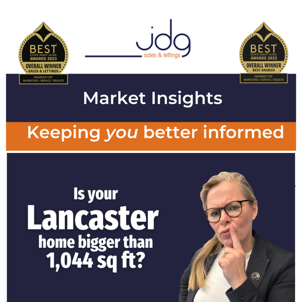 Is your Lancaster home bigger than 1,011 sq ft? The Lancaster