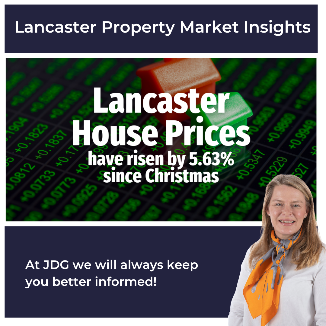 Lancaster House Prices Have Risen by 5.63% Since Christmas