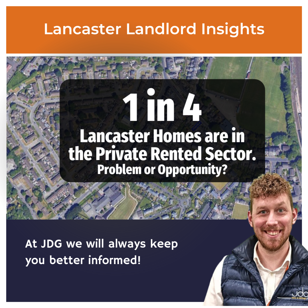 1 in 4 Lancaster Homes are in the Private Rented Sector